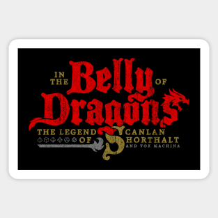 In The Belly of Dragons Sticker